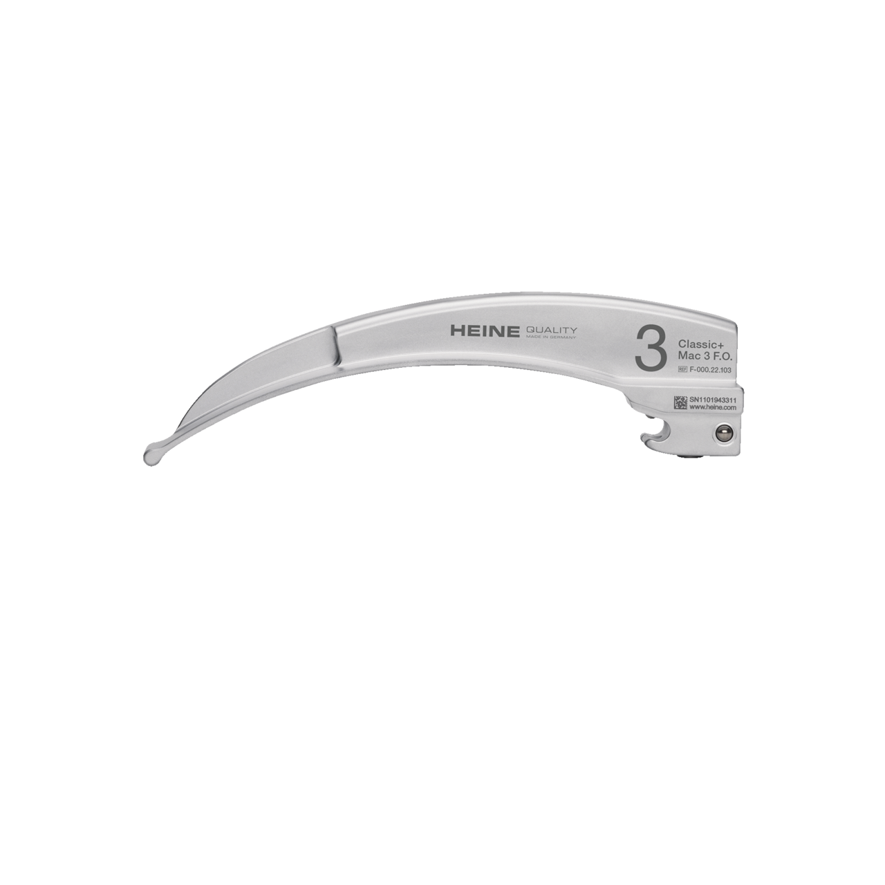 HEINE Classic+ Macintosh Fiber Optic (F.O.) Blades